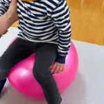 【バランスボール使った理学での活動！♪】