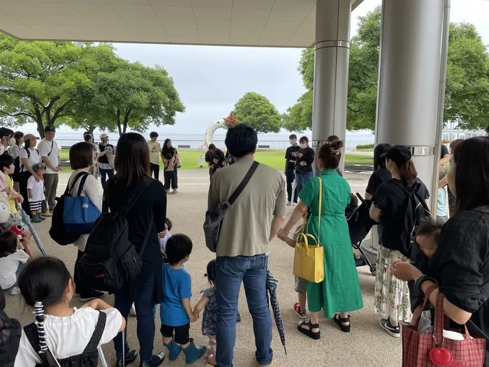公園でのイベント見学