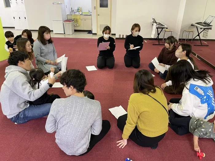 保護者の方も参加する勉強会