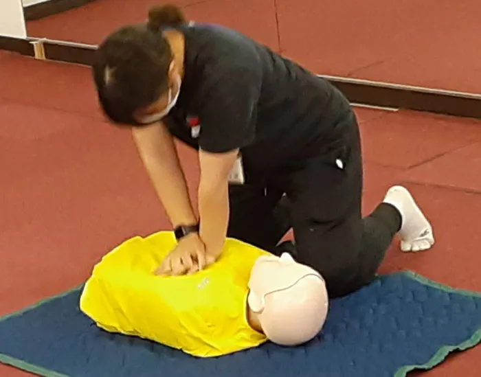 職員の救命講習（心肺蘇生・AED）
